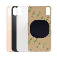 Big Camera Hole Glass Panel For iPhone XS / XS Max Phone Battery Back Cover Housing Case Rear Glass Panel ADD 3M Adhesive Replac