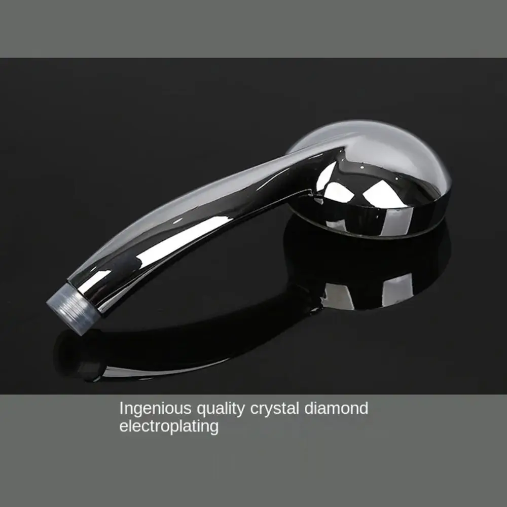 

Ручная душевая лейка с 7 цветами LED-подсветки, круглая, с автоматической сменой цвета, светодиодный дождевой распылитель, ультратихая, простая установка