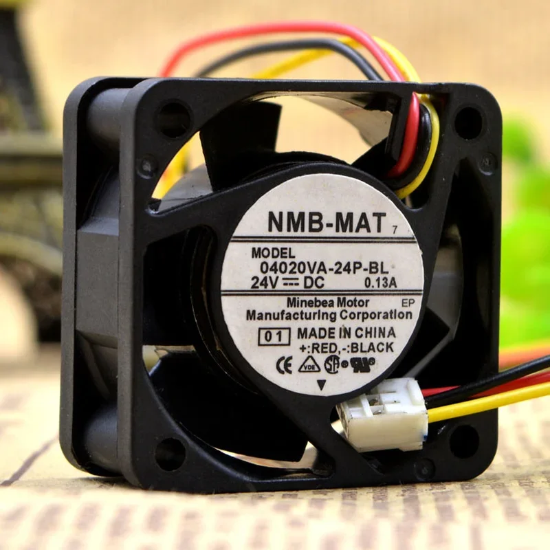 Ventilador para NMB 04020va-24p-bl 4020, 24V, 0.13A, 4CM, 40x40x20mm, nuevo