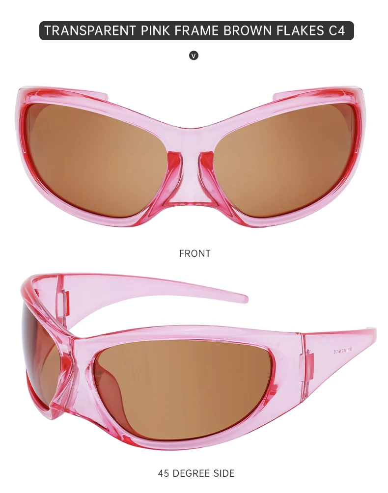 Y2K Punk Katzenaugen-Sonnenbrille für Damen und Herren 2026 Luxusmarke Trendige Sonnenbrillen Vintage Übergroße Steampunk-Brille Gafas De Sol – Detail 18