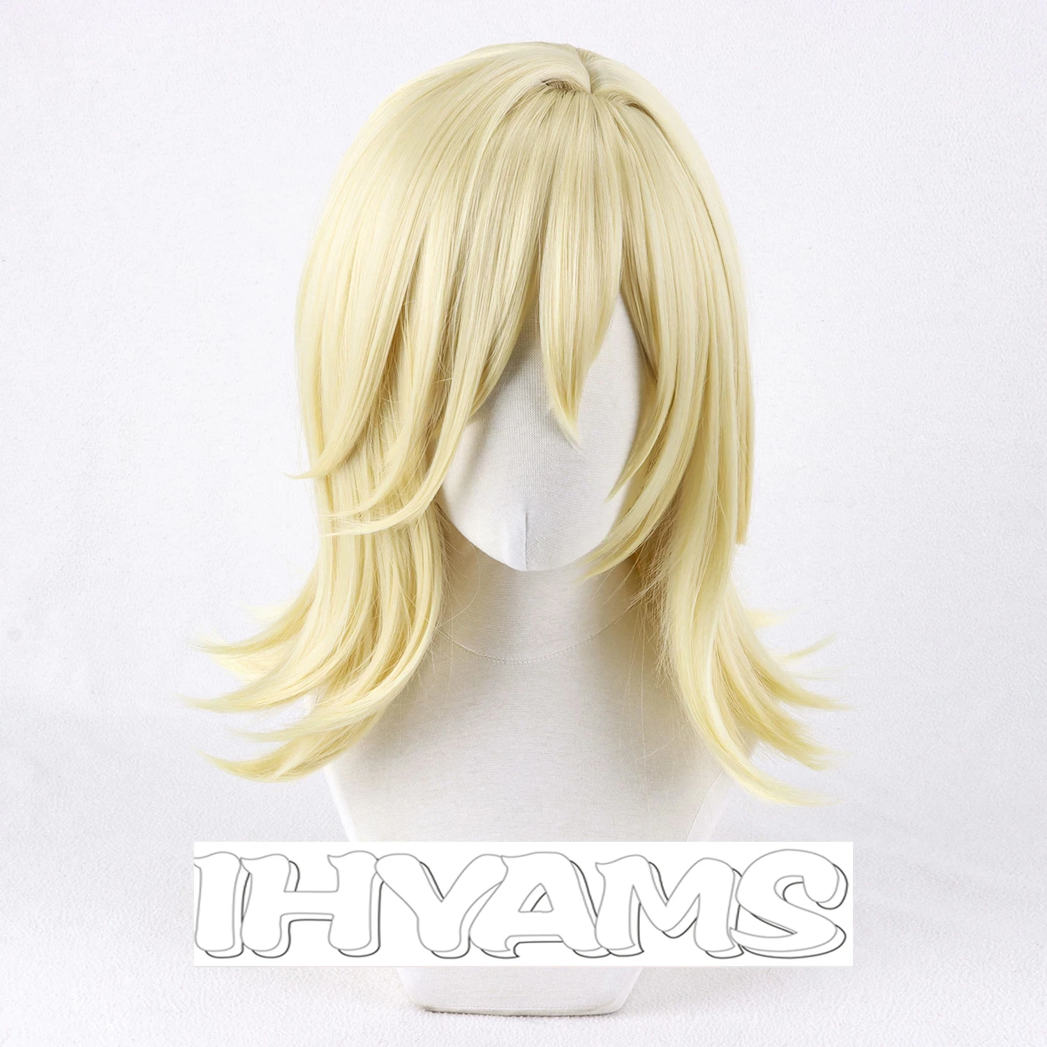 Lucy Steel Cosplay Wig Anime Lucy Pendleton Blonde Curly Synthetic Wigs Heat Resistant Halloween Party Wigs