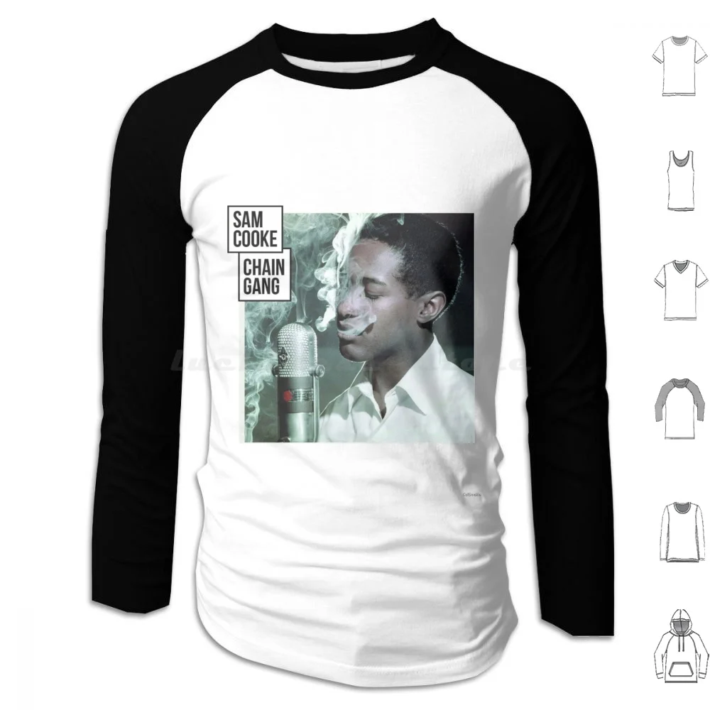 Sam Cooke (Álbum) Sudaderas con capucha de manga larga, música soul, Sam Cook, Marvin Otis Redding, Album Band