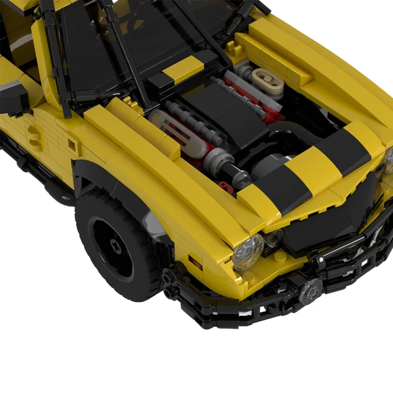 1354pcs MOC Offroad Camarosn Bumblebee Icons Model Building Blocks Construction Festival Gifts Toys Education Brick