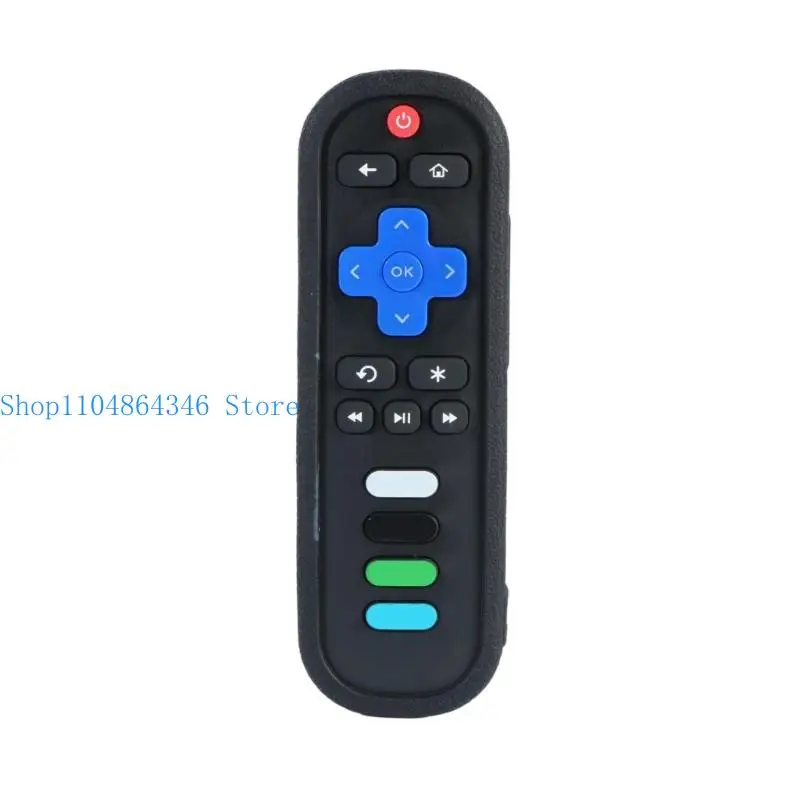 652F Silicone Remote Control Cover Shockproof Nonslip Textured Grip Precise Cutouts Easy Cleaning Remote Silicone Case