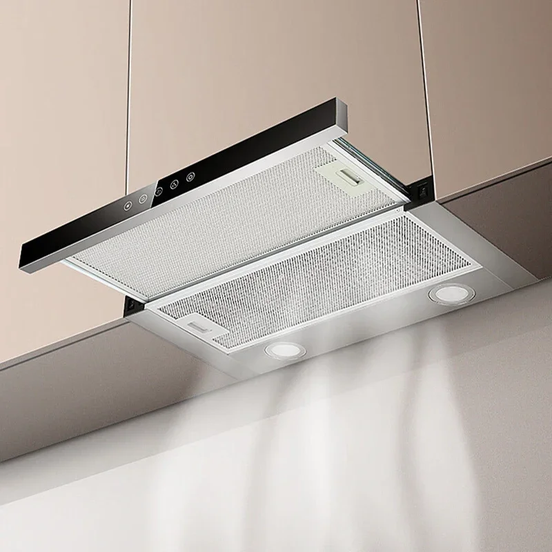 Kitchen chimney pull-out intelligent smoke exhaust machine ductless cooker kitchen smoke exhaust machine