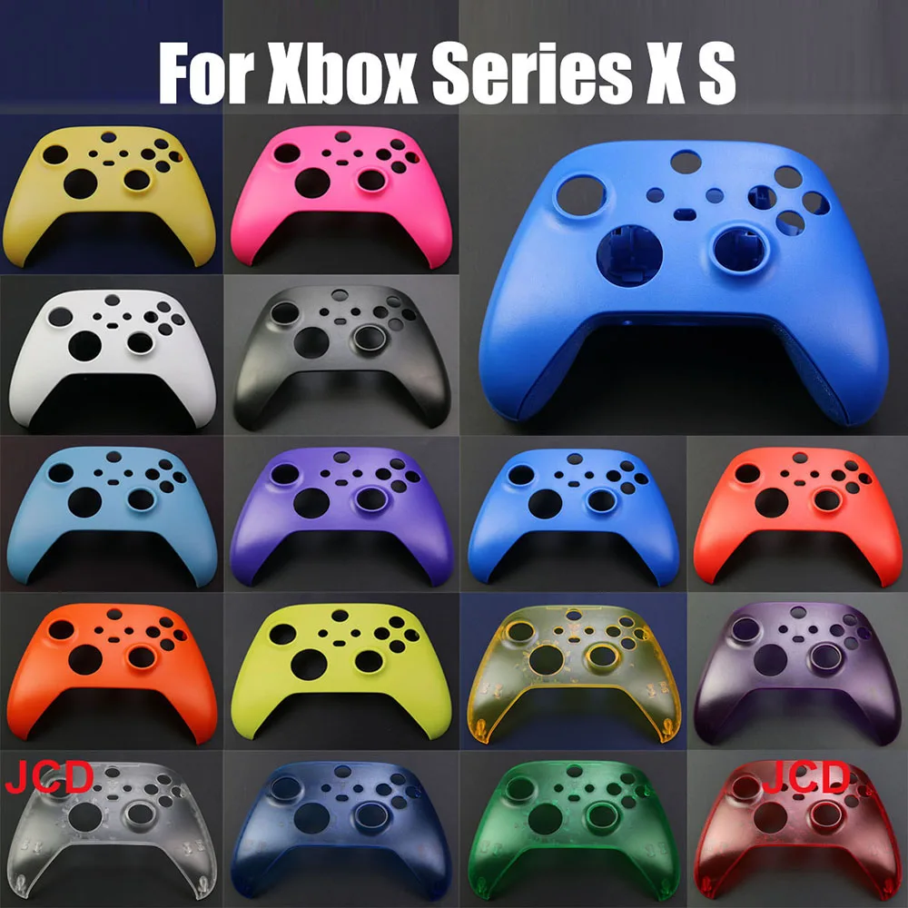 Funda frontal de alta calidad de 16 colores para Xbox Series X S, carcasa de plástico de repuesto para controlador de juego Xbox Series X S