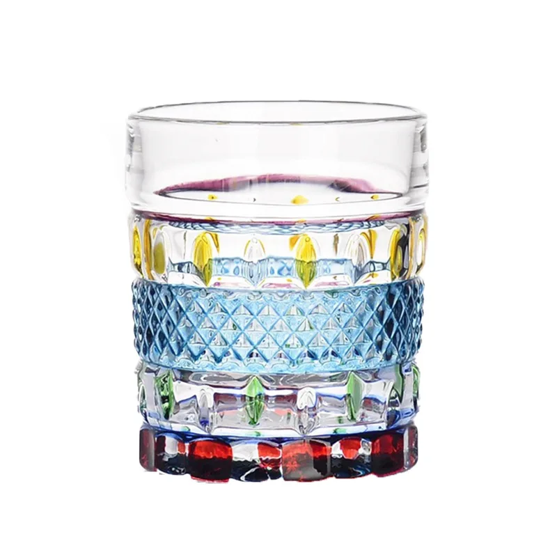 

Painted glass, creative personalized color juice cup, high temperature resistance