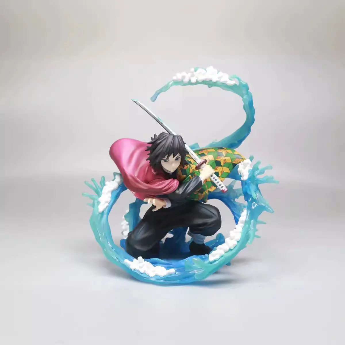 17cm Demon Slayer Anime Figure Tomioka Giyuu Statue Kimetsu No Yaiba Pvc Action Figurine Model Ornaments Toys For Children Gifts