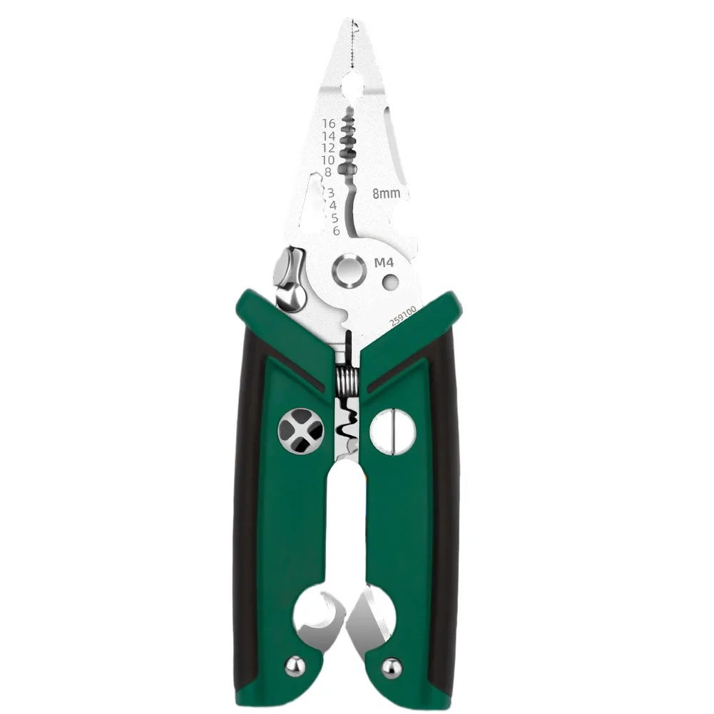 

Heavy Duty Wire Stripper Tool 18-in-1 Tool Cable Tools Chrome-vanadium Steel Compact Size Heavy Use Performance