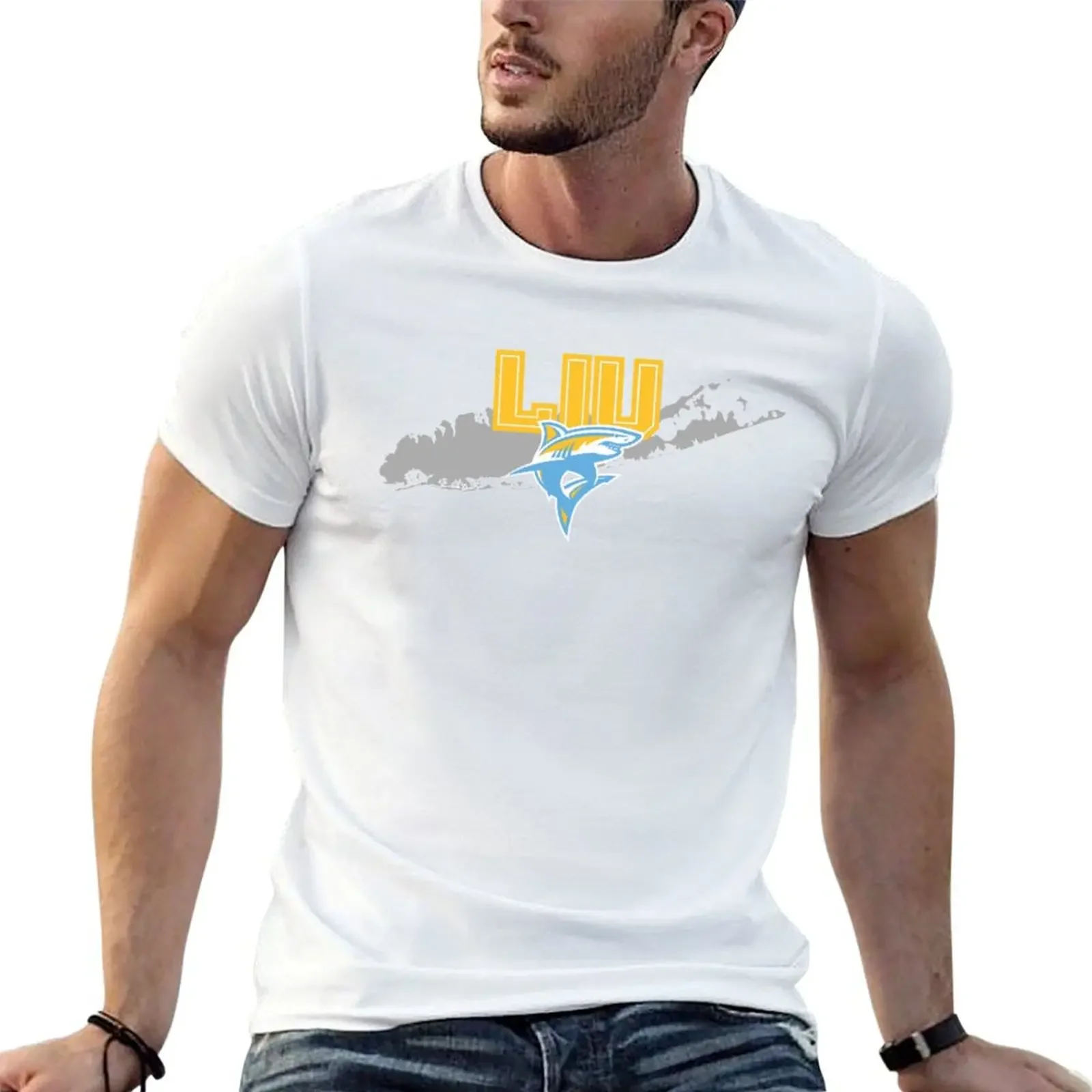 Long Island University T-Shirt custom shirt cute clothes custom t shirt sweat fitted t shirts for men