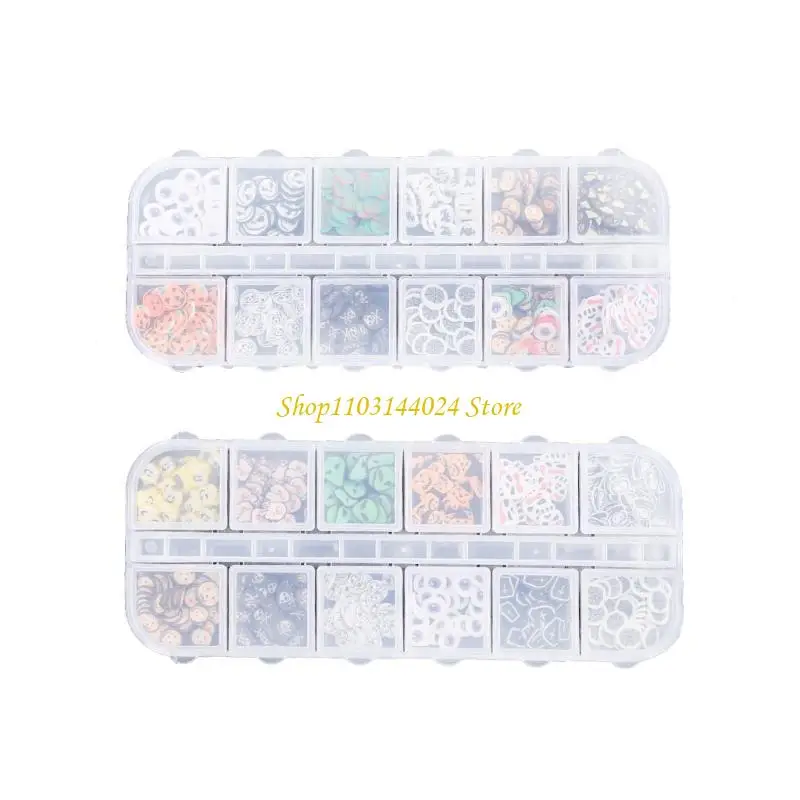 N5KE Halloween Glitter Sequins Flakes Resin UV Epoxy Mold Filler Art Decorations DIY Crafts Jewelry Making Filling