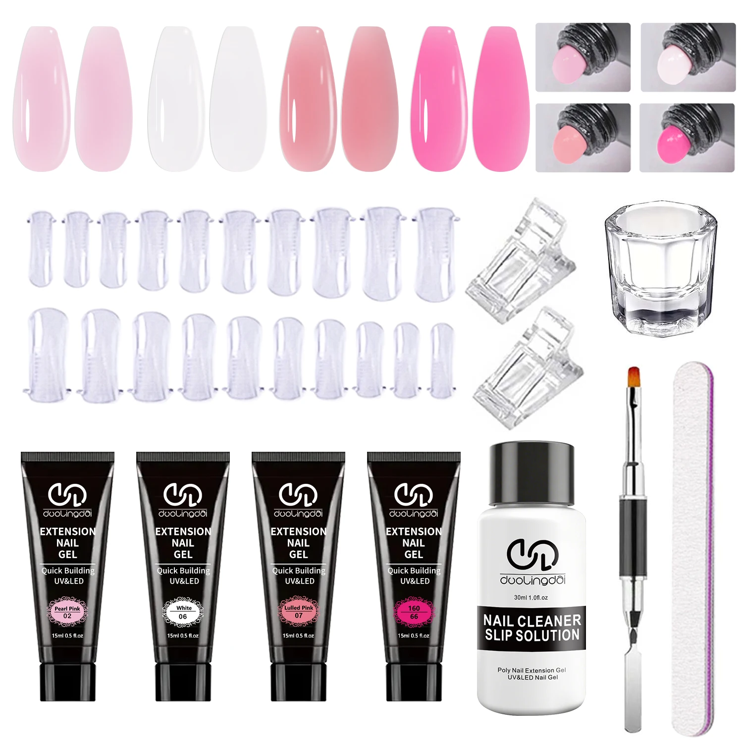 Poly Gel Nail Kit S…