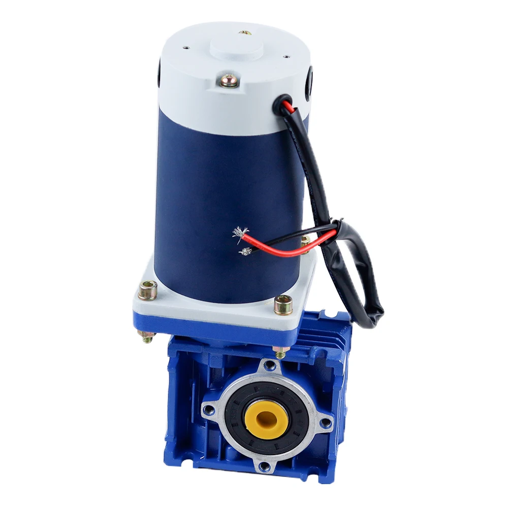 Imagem -05 - Worm Gear Reducer Motor Rv30 dc Gearmotor Auto-engrenagem Single-lock Eixo Rotação cw Ccw 200w 12v 24v