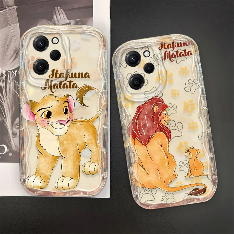 The Lion King Hakuna For Redmi Note Redmi Note 13 12 12Pro 11 10 Pro POCO F4 X3 X4 GT X5 X6 Wave Oil Phone Case