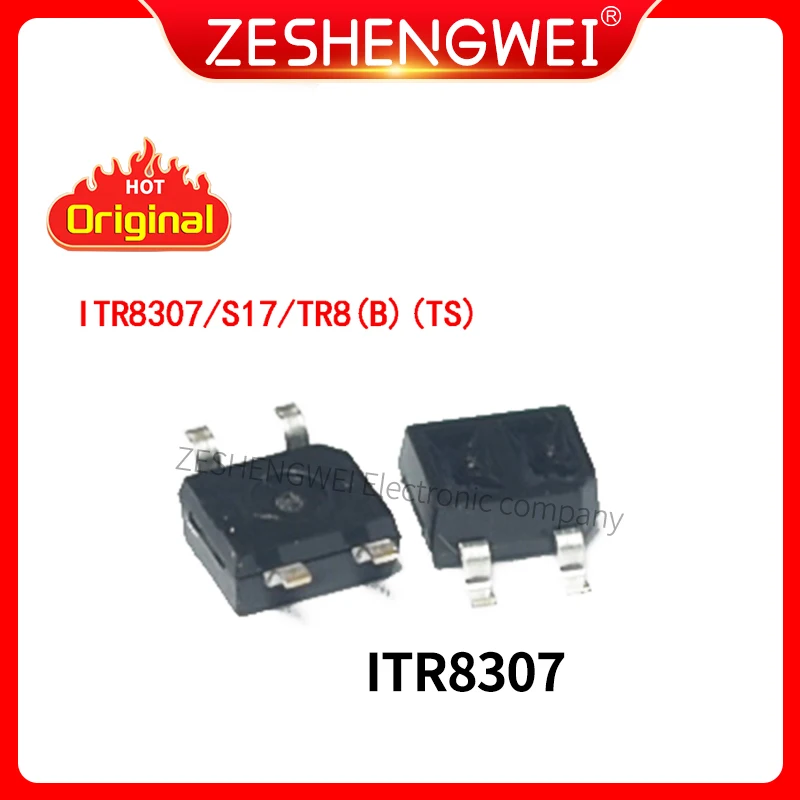 5pcs ITR8307 TR8307/S17/TR8 SOP4 Photoelectric Sensor Chip Reflection Type Photoelectric Sensor