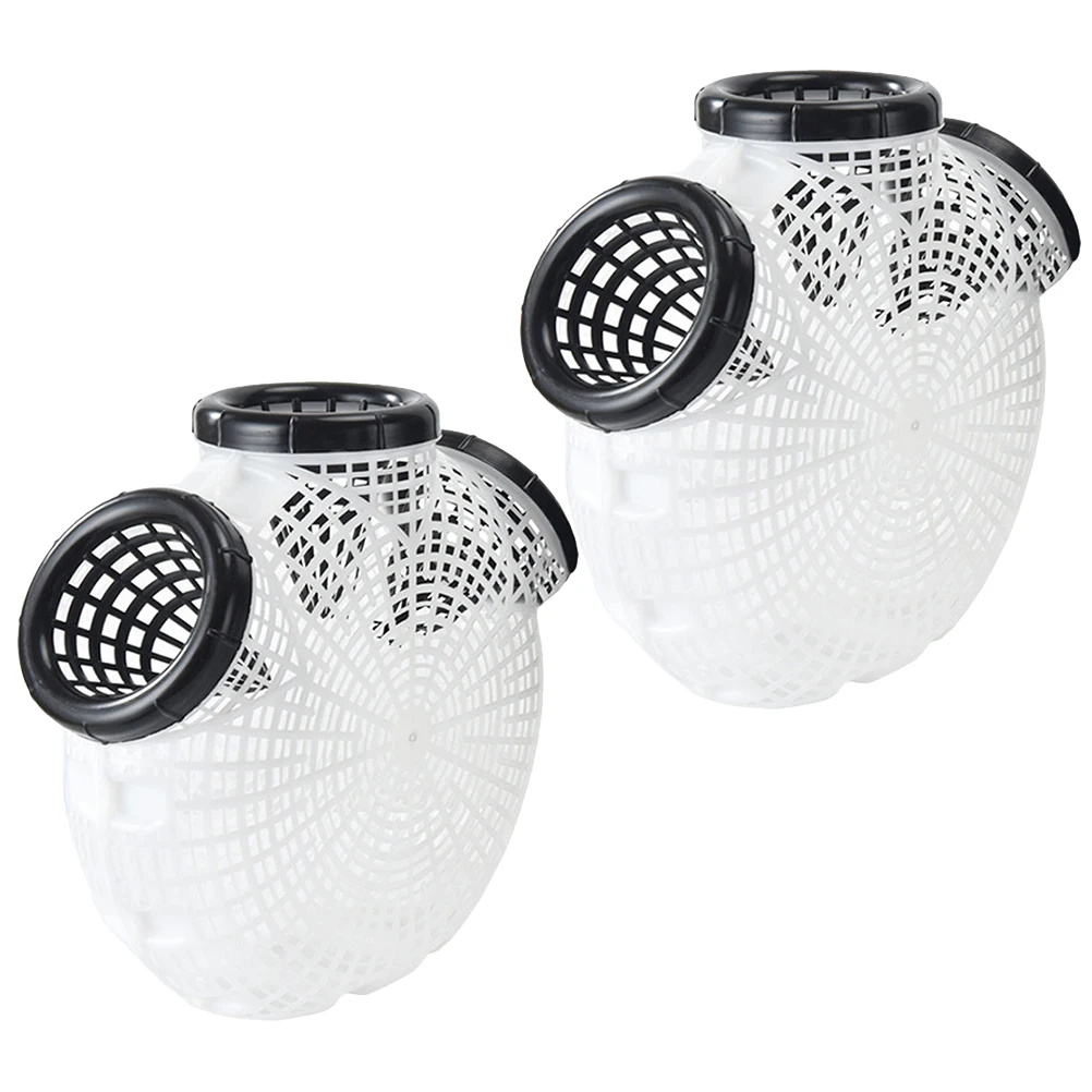 

2pcs Fishing Cage Reusable Net Traps Bait Crab Catching Crawfish Portable Mesh Lobster Eel Catcher Minnow Trap Shrimp Fish Net