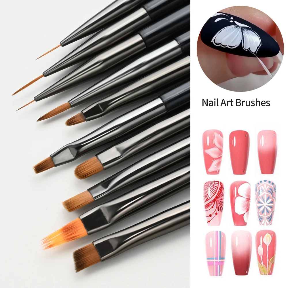 Conjunto de 7/9/10 Pincéis par - Nail Art Rame avaliação e preço