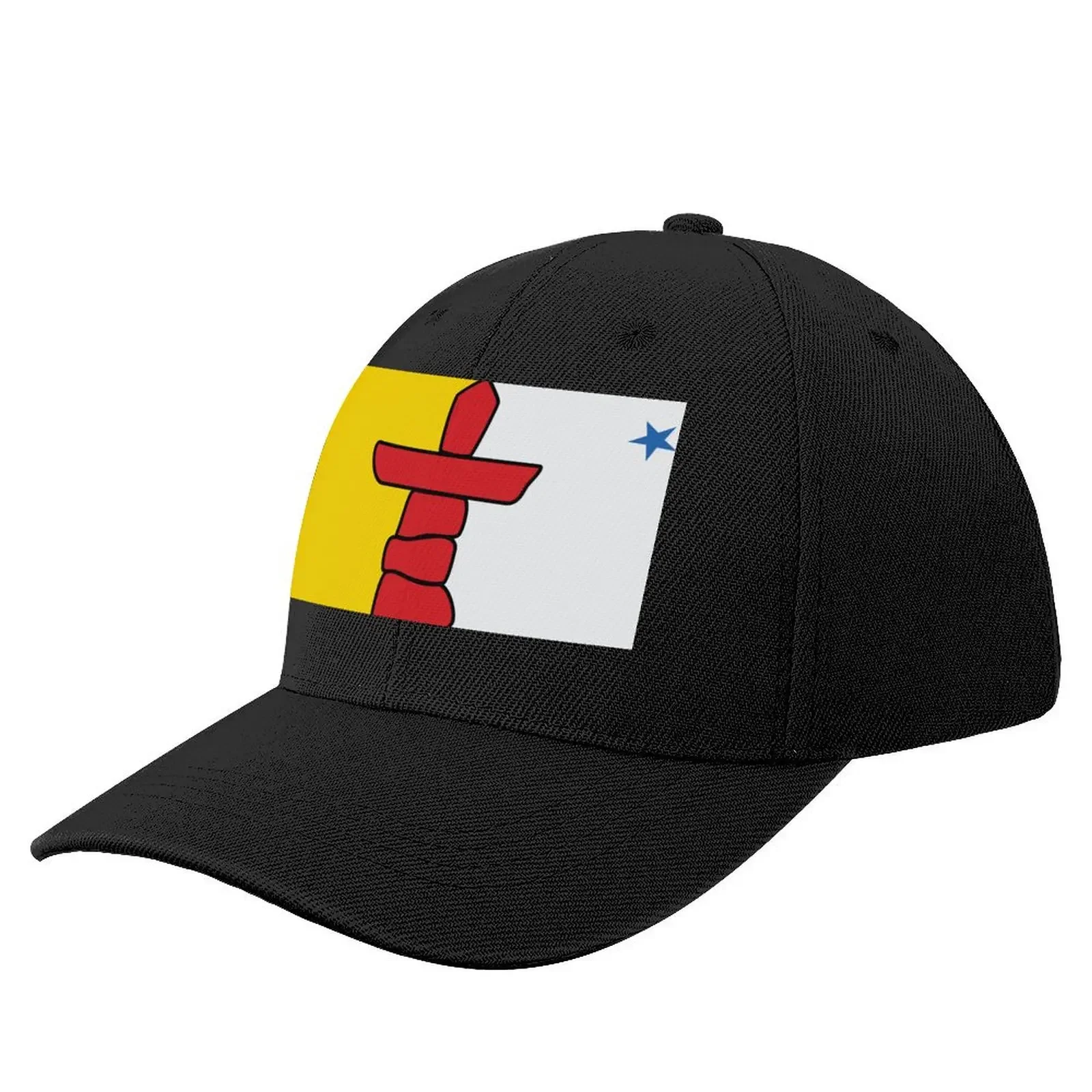 

The Nunavut flag - Nunavut canada Baseball Cap men's big size hat hard hat Golf Hat custom Mens Caps Women's