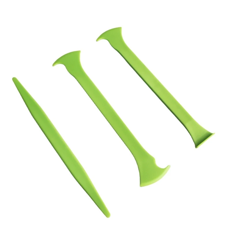Wrap Squeegee Tool Body Filler Spreader Plastic Scraper for Automotive Clear Film Application, Wrinkle Flattening and New