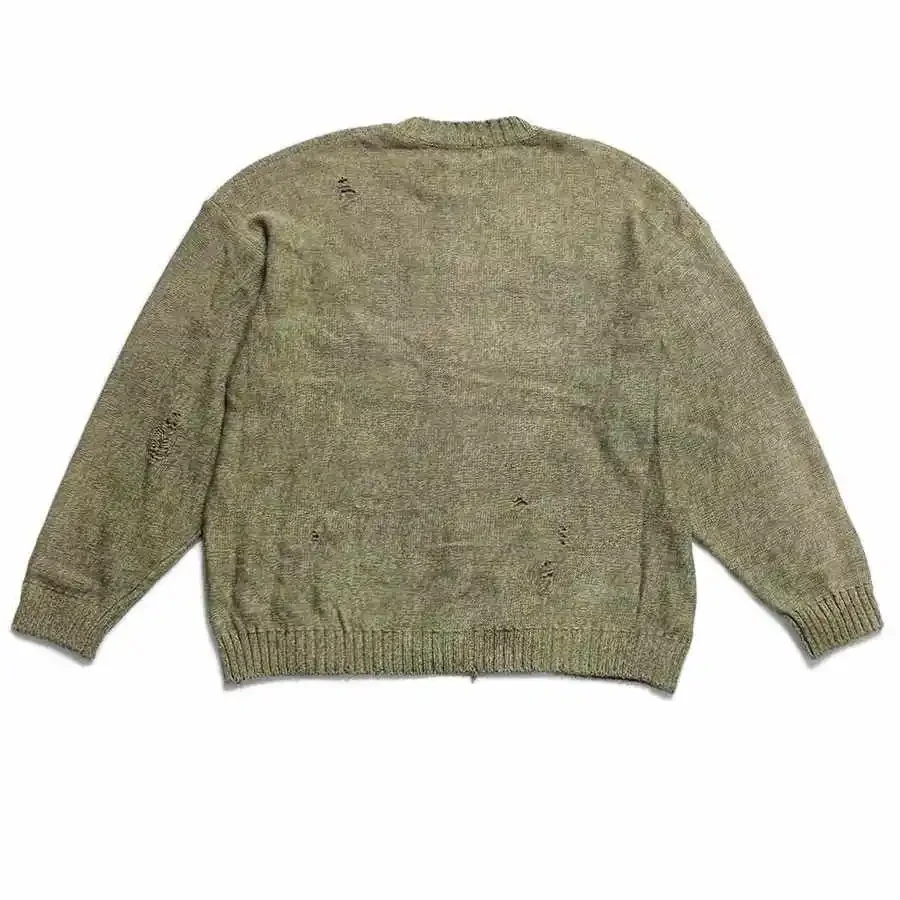 KAPITAL Hirata فضفاض الصليب المطبوعة سترة الخريف الشتاء مترهل متماسكة قمة الموضة محبوك الصوف مزيج البلوز للرجال والنساء