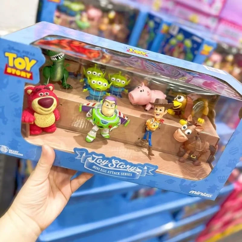 

Новая оригинальная фигурка игрушки «История игрушек» Вуди Джесси Базз Лайтер Forky Свинья Медведь Набор фигурок Модель Набор фигурок Кукла Подарки Игрушка