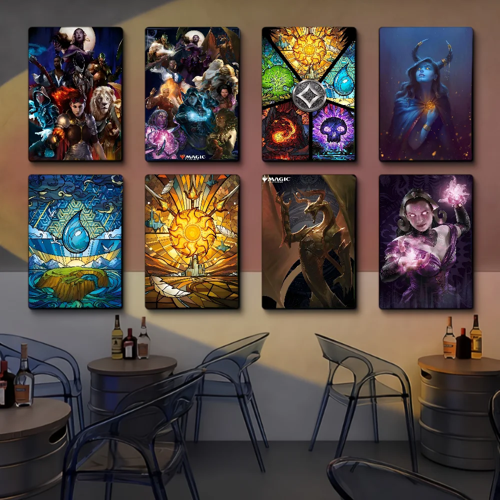 M-Magic The Gathering DIY Sticky Poster Fancy Wall Sticker For Living Room Bar Decoration Wall Decor