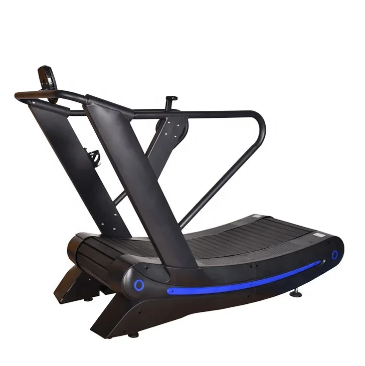 for New Design Self-Generating running machine Fitness Equipment Gym air runner curved treadmill manual treadmill