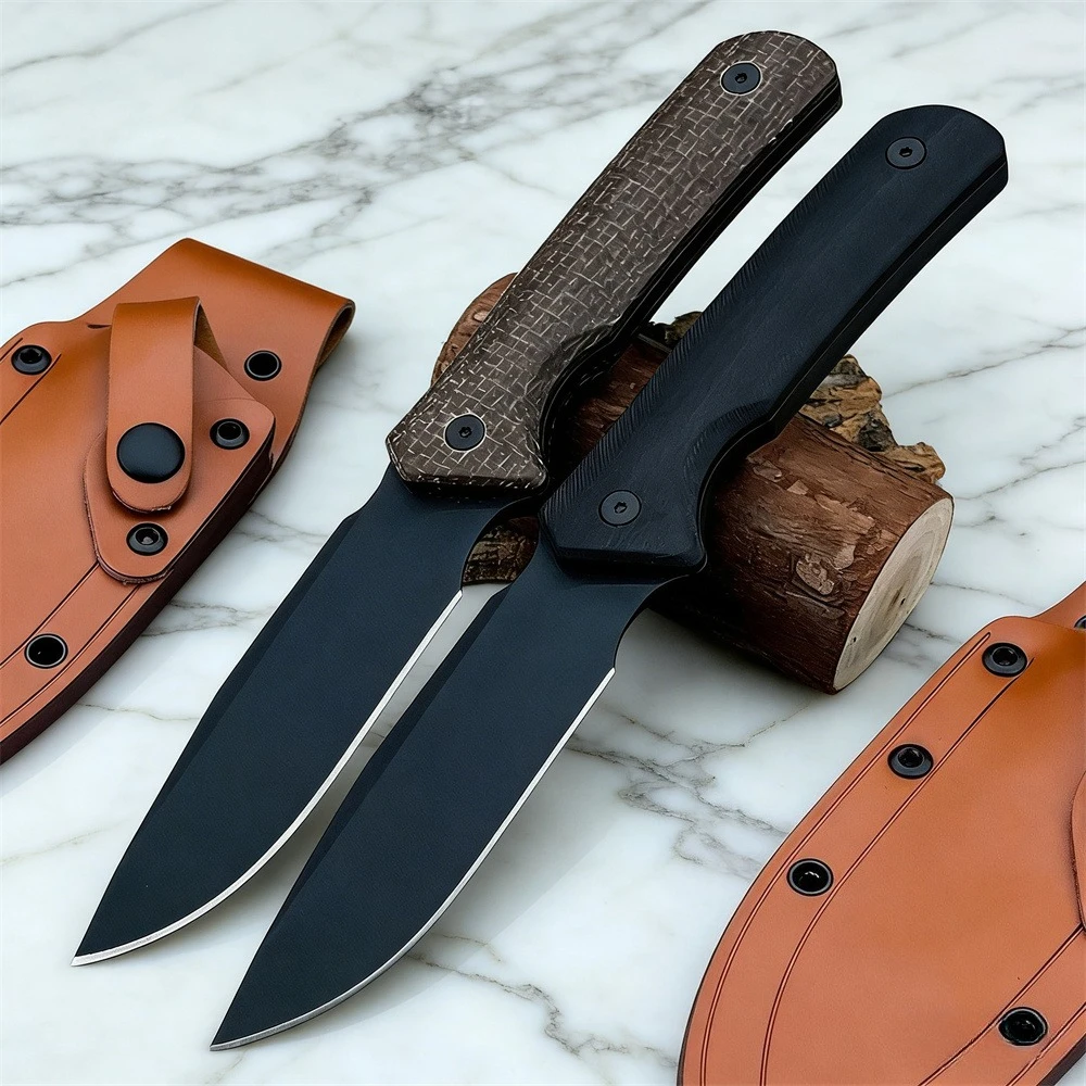 

Нож с фиксированным клинком Leather Style 0004 из стали 8Cr13Mov для активного отдыха, туризма, выживания, охоты и кемпинга