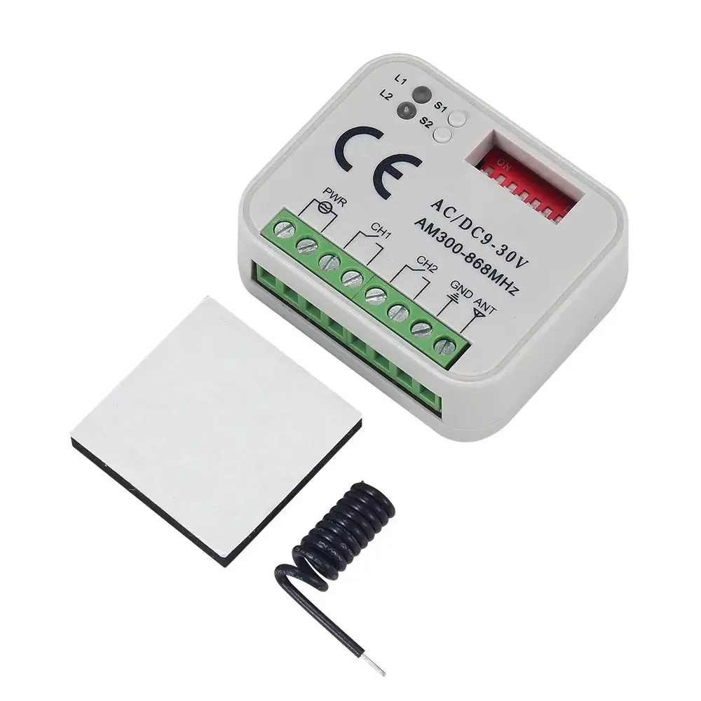 Handel hurtowy 2 kanałowy Rx-Multi 300-868 MHz AC/DC 9-30 V odbiornik do elektronicznego zamka drzwi garażowych