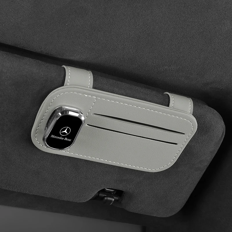 

Car Eyeglass Holder Glasses Storage Clip For Mercedes Benz AMG C260 W108 W124 W126 W168 W169 W176 CLA GLA Car Sunglasses Holder