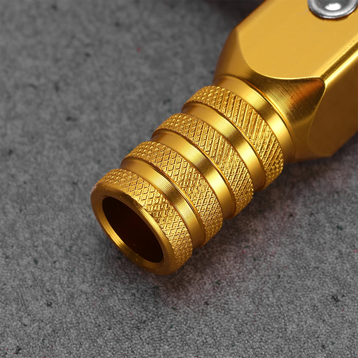 

Motorcycle Cnc Aluminum Folding Gear Lever Golden Durable Rust-Proof High Efficiency Brake Pedal Replacement Easy Install