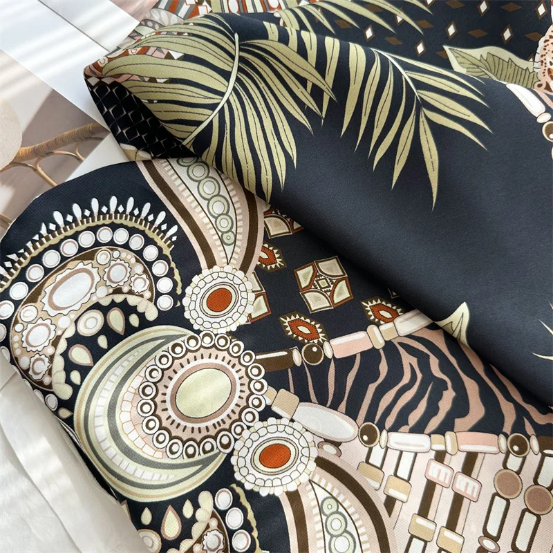 Lenço de sarja de seda 90cm marca de luxo xales quadrados 100% cabelo amoreira pescoço bandanas pescoço cabeça acessórios roupas decoração