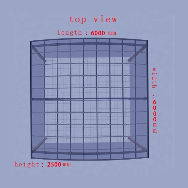 مرآب ألومنيوم مخصص 2-خيمة خارجية للسيارة 3x6x6 حديقة خارجية منفذ سيارة معدني مظلة فور أوتوماتيكية جراج أبيض رمادي #5
