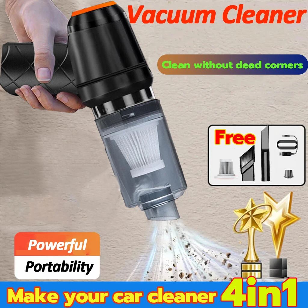 Ultra High Power Car Mounted Vacuum Cleaner Vehicle Wireless Portable Handheld Automobile Mini Vacuum Cleaner