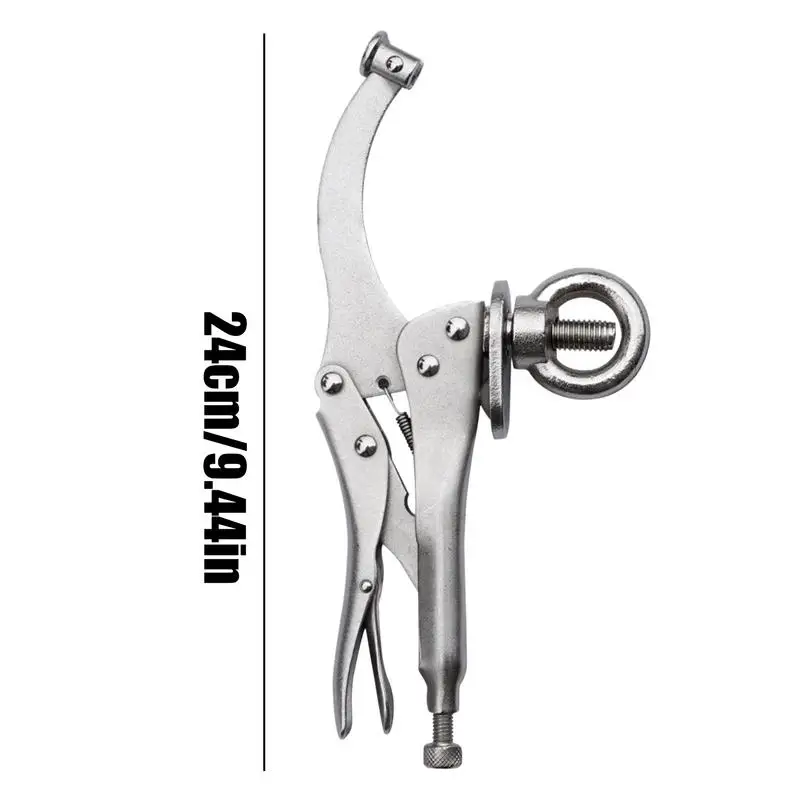 Abrazaderas de prensa de taladro, Clip de agarre fuerte de 9 pulgadas, herramienta multifuncional de liberación rápida, accesorios de prensa de taladro resistentes a la oxidación para