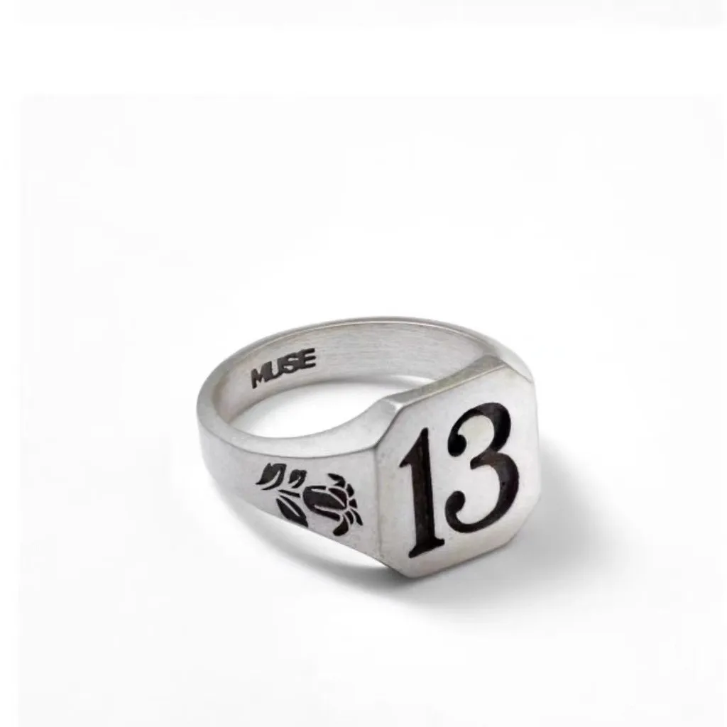 Kpop Idol Jimin Muse Signet Ring ARMY Fashion Accessories Gift