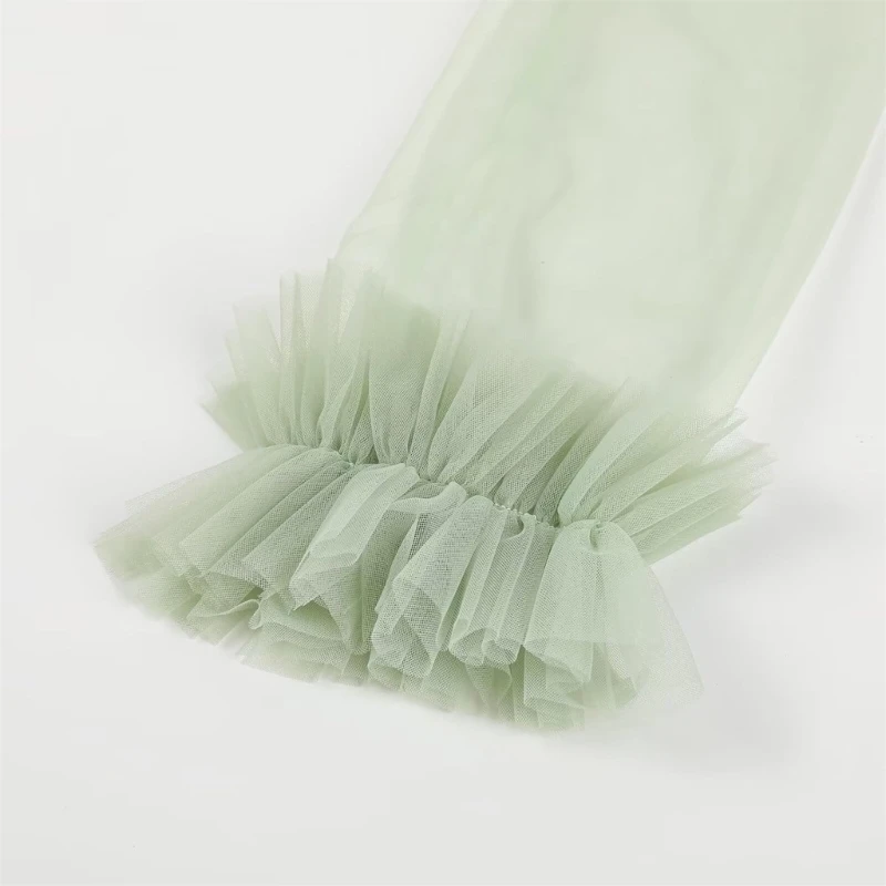 Luvas noiva elegantes luvas malha para eventos especiais Seethrough sem os dedos mangas do braço para o jantar