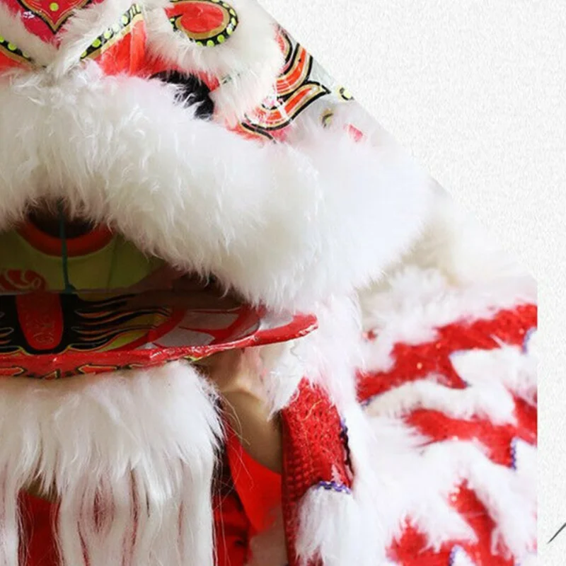 Traditional Lion Dance Costume for Adults Chinese Foshan Lion Dance Equipments Mascot Costumes