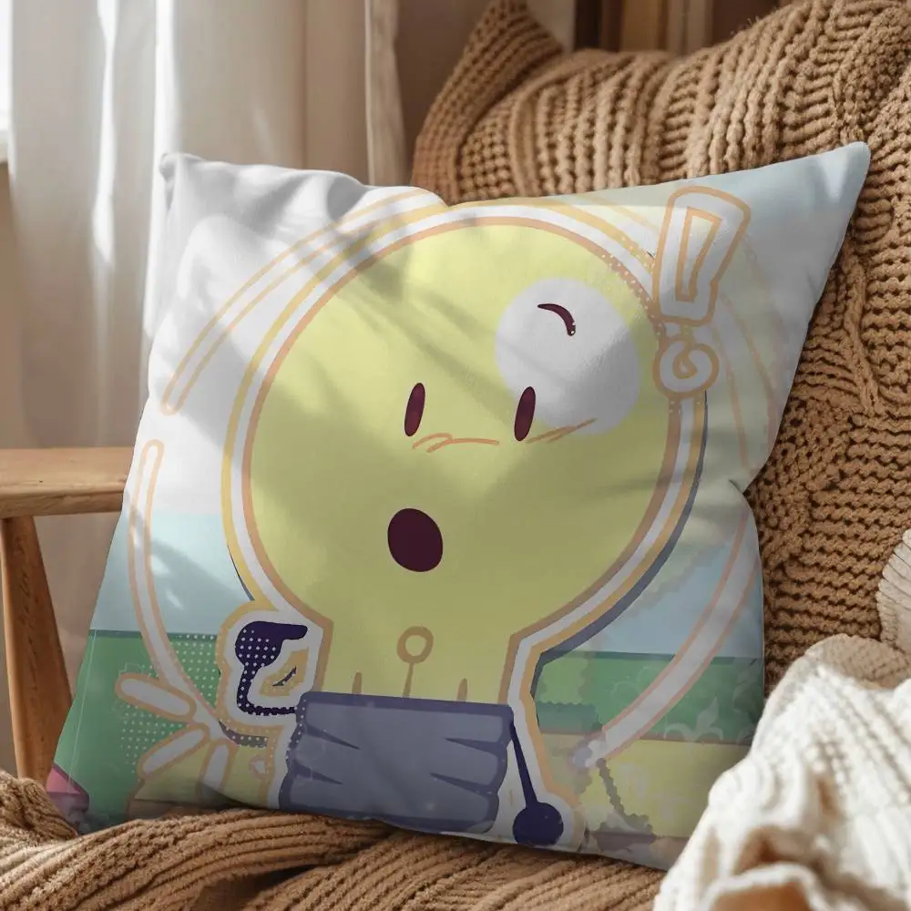 Soft contrast cool Inanimate Insanity Cartoon Pillow Cover, 4K HD Printed Cushion Cover case with Various Exquisite Patterns
