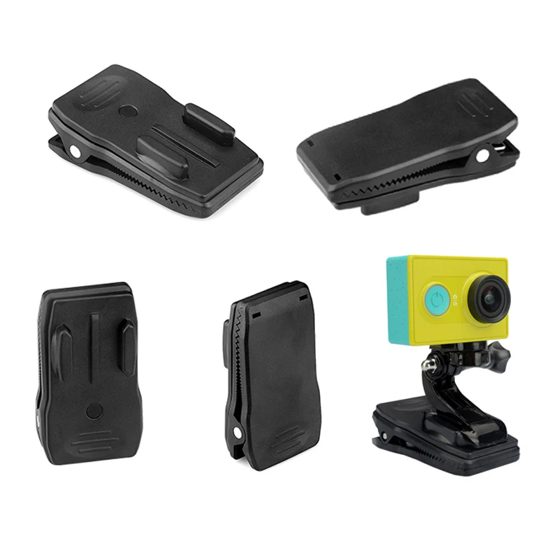 Quick Release Rotation Hat Backpack Belt Clip Clamp For 11 10 9 8 7 5 Action Camera Mount Holder Adapter Accessories