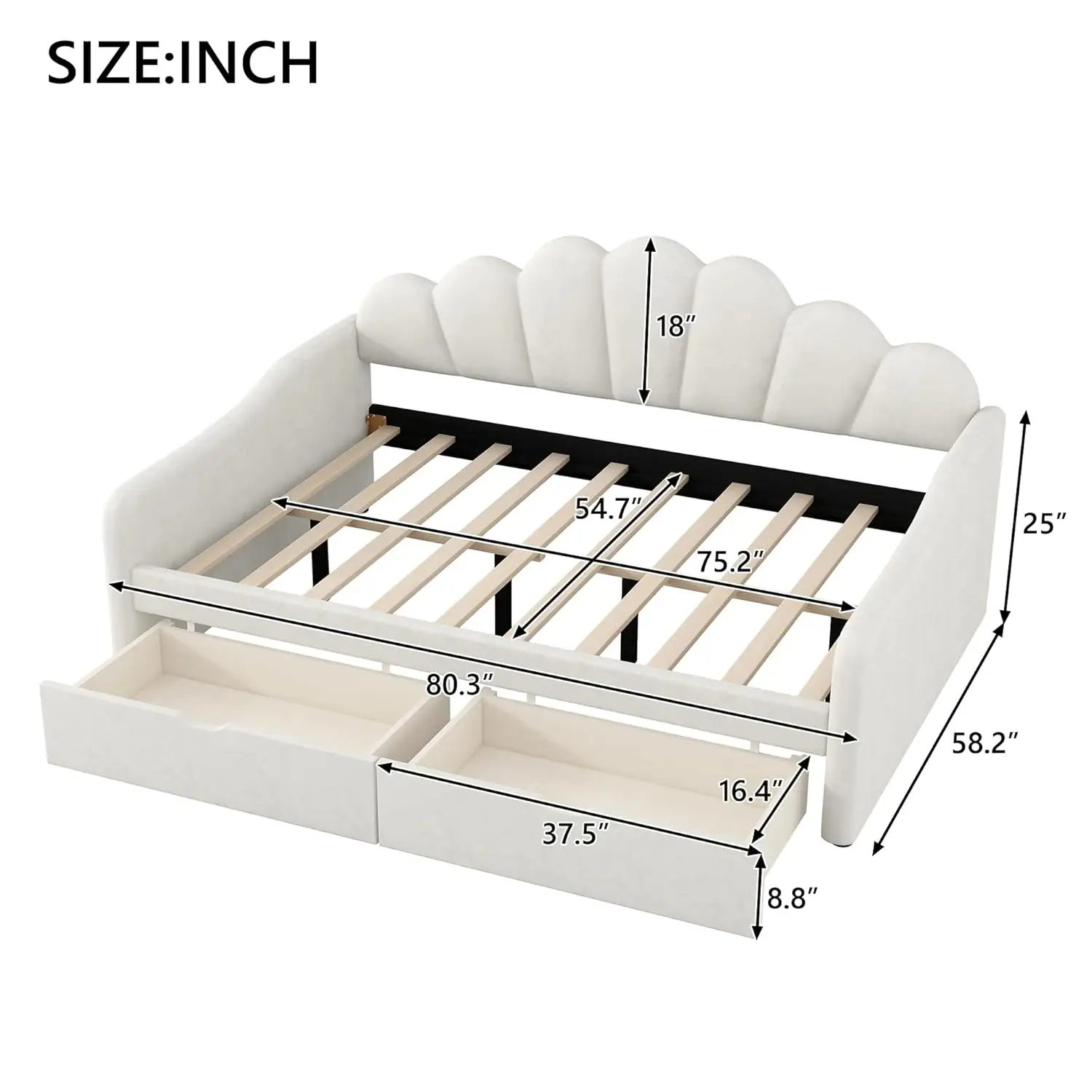 Daybed in modern living room