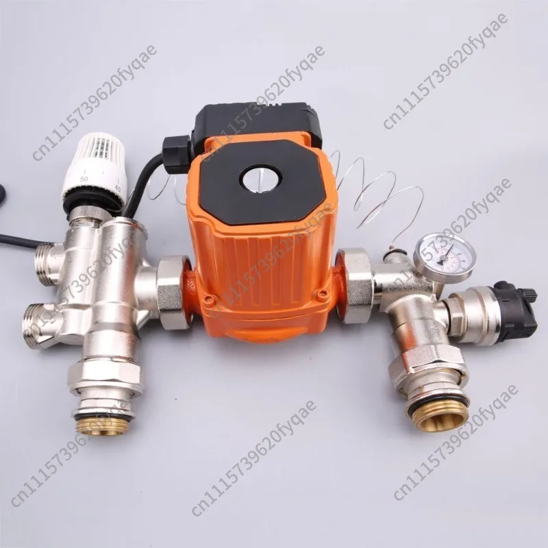 Floor Heating Mixing Center, Household Water Separator Booster Energy Saving System with Automatic Temperature Control
