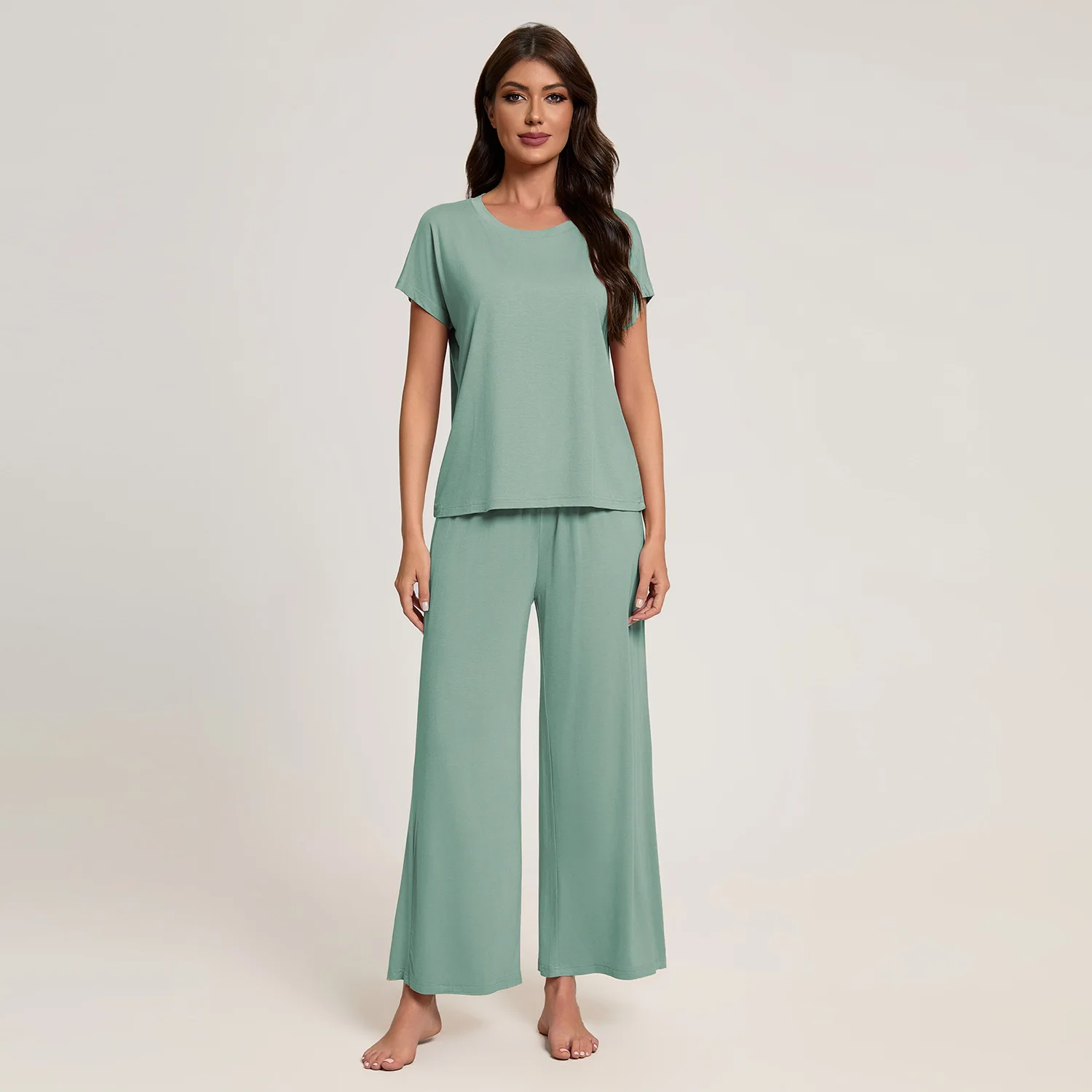 

Новый комплект домашней одежды из модала: комфортная женская пижама для сна и отдыха на весну-осень