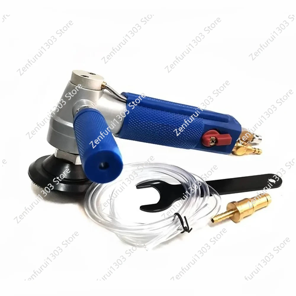 4 Inch Air Pneumatic Sander Water-feed Mill Wet Polisher Tool Machine for Marble Quartz Granite Stone Polishing
