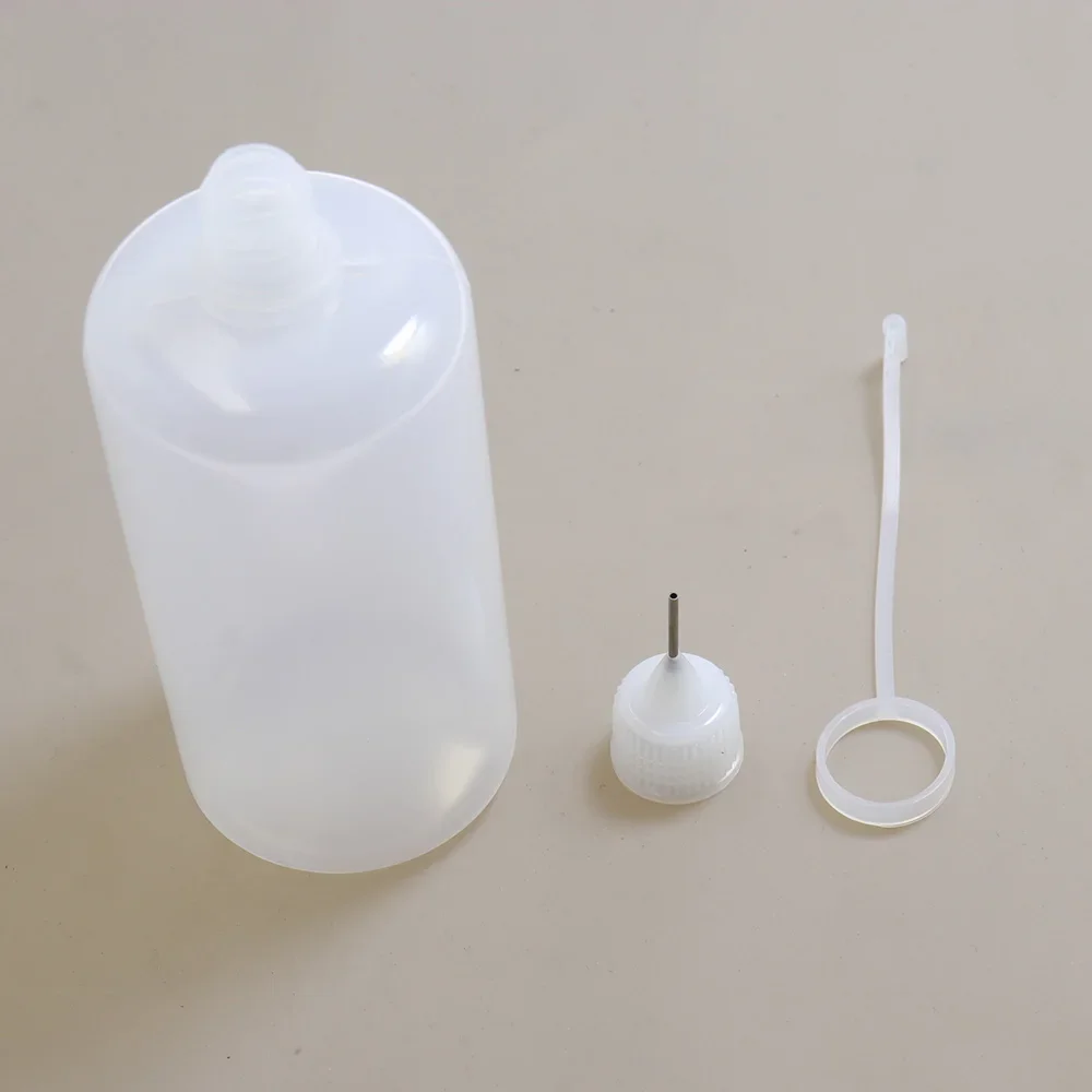 

PE pinhole cap plastic bottle Essential oil injection paint bottle Needle nozzle dispensing extrusion dispensing needle tube