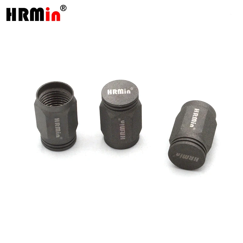 HRMin 10.9 grade High quality Gr.5 titanium Tire Wheel Valve Stem Cap 4pcs for Automobiles,Motorcycle