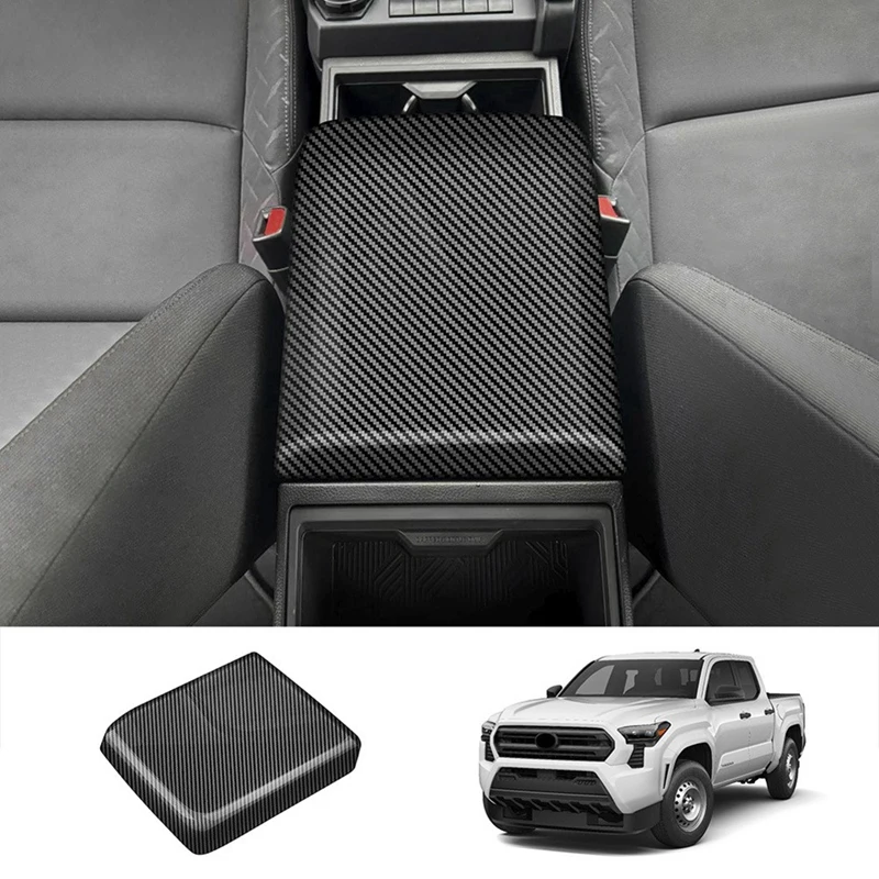 

Car Center Console Armrest Box Cover For Toyota TACOMA 2024 Storage Box Protective Cover-A92D