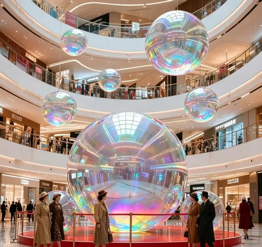 Commercial grade inflatable reflective ball Giant PVC disco ball, suitable for indoor and outdoor event decoration