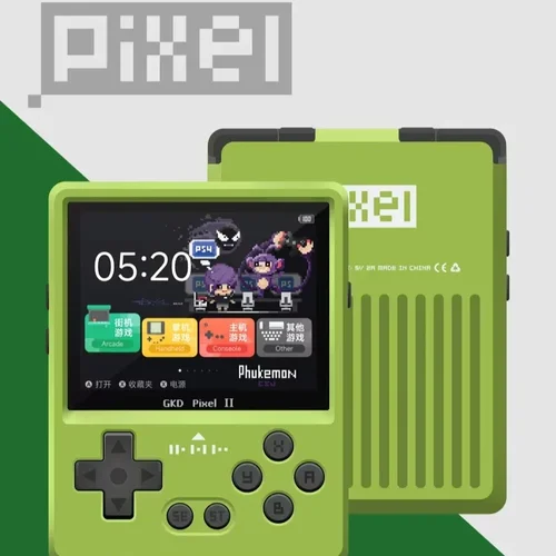 2025 GKD Pixel 2 금속 휴대용 게임 콘솔 2.4 