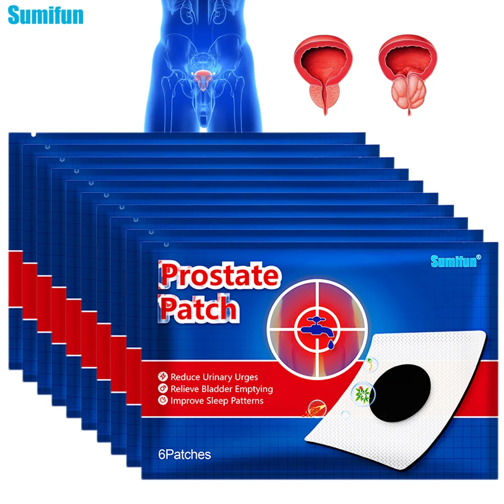 

30/60Pcs Sumifun Man Prostate Treatment Patch Prostatitis Men Kidney Function Sticker Strengthen Herbal Medical Health Plaster